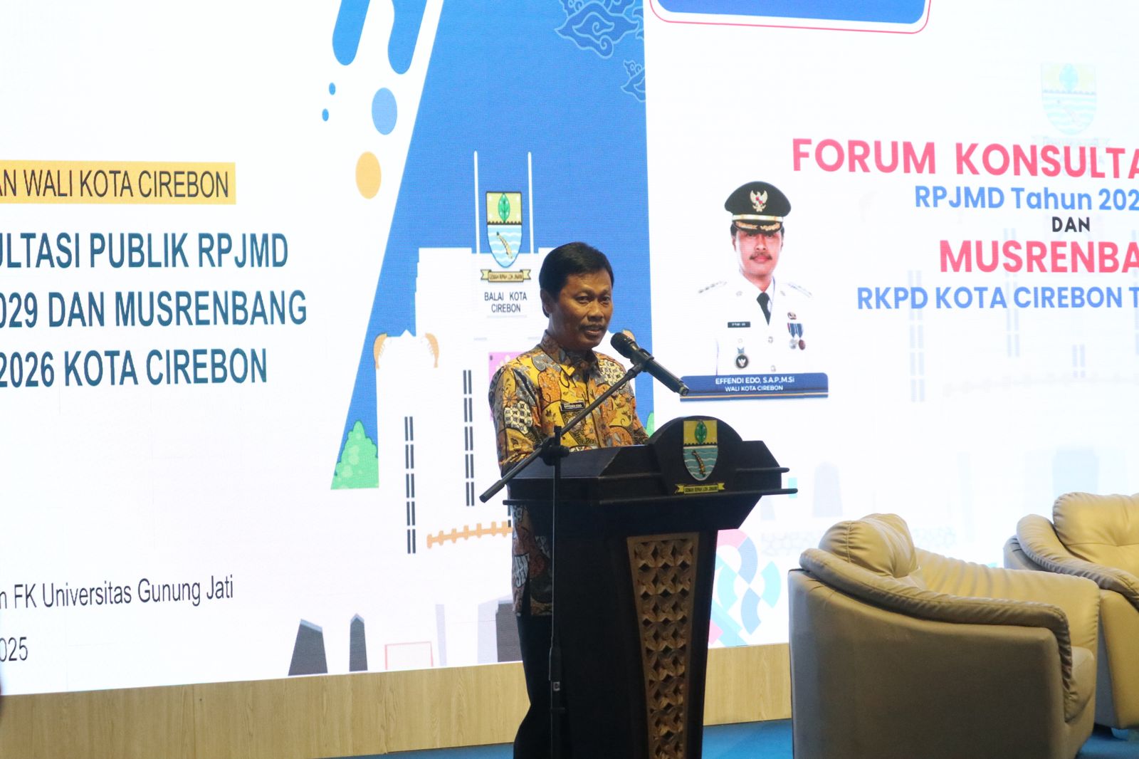 Wali Kota Buka Forum Konsultasi Publik RPJMD 2025–2029 dan Musrenbang RKPD 2026